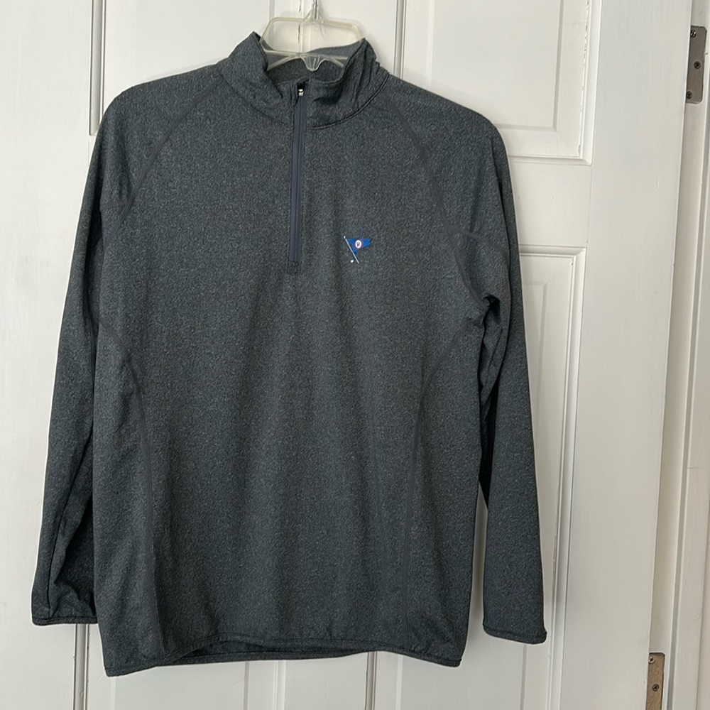 Level Wear Gray Youth XL Quarter Zip Pullover